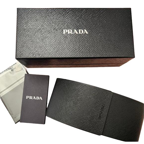 NIB Prada SPR 03X Gray Tortoise Havana Blue Gradient Sunglasses (PRXX050) - Picture 5 of 5